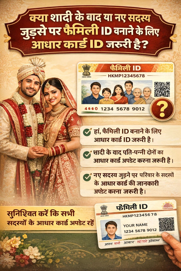 परिवार आईडी को अपडेट करना क्यों महत्वपूर्ण है?