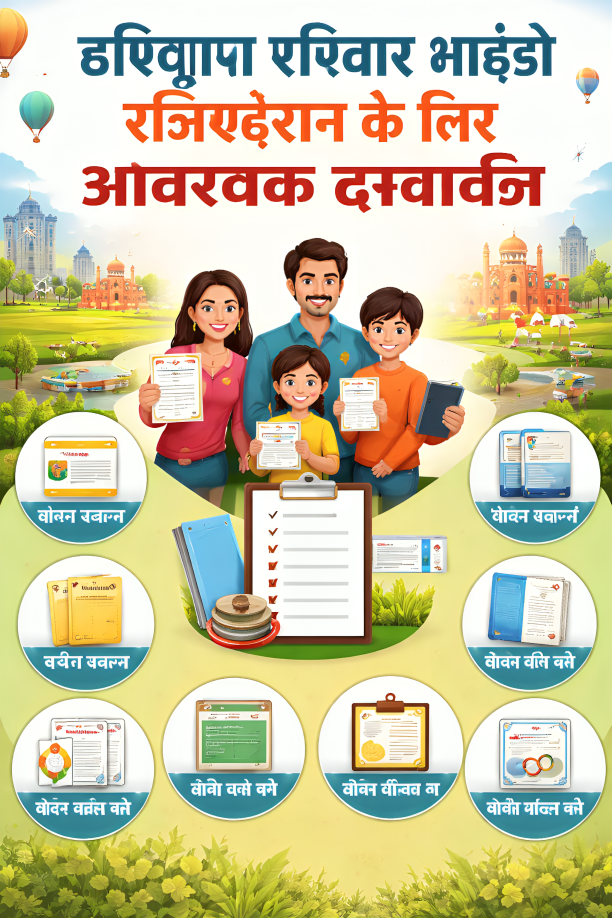 फैमिली ID रजिस्टर करने के लिए स्टेप-बाय-स्टेप ज़रूरी डॉक्यूमेंट्स।